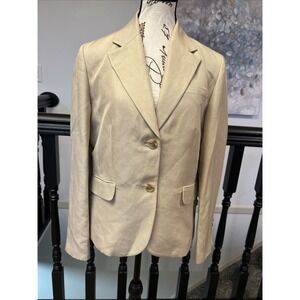 Talbots Linen/Silk  Classic blazer Size 10‎ Business Casual